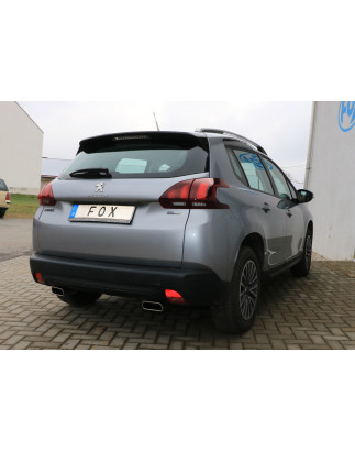 Peugeot 2008 Silenziatore posteriore con uscite destra e sinistra (duplex) – 145x65 Tipo 59 (Cod. 