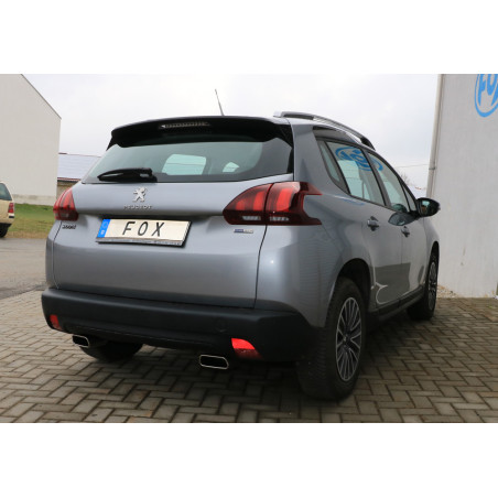 Peugeot 2008 Silenziatore posteriore con uscite destra e sinistra (duplex) – 145x65 Tipo 59 (Cod. 