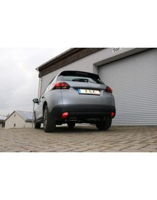 Peugeot 2008 Silenziatore posteriore con uscite destra e sinistra (duplex) – 145x65 Tipo 59 (Cod. 