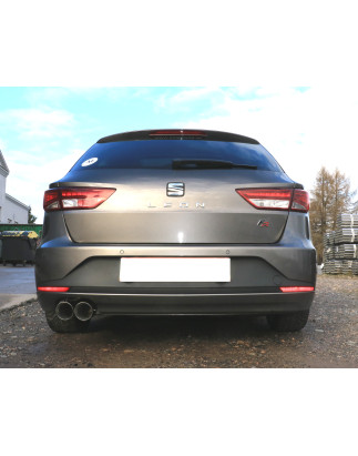 Seat Leon 5F ST – assale posteriore rigido Silenziatore posteriore – 2x90 t (Cod. F-SE042121-292