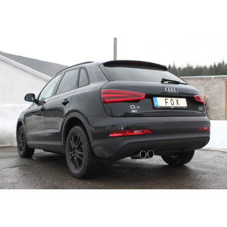 Audi Q3 Diesel Silenziatore posteriore – 2x80 Tipo 12 (Cod. F-AU150001-050)
