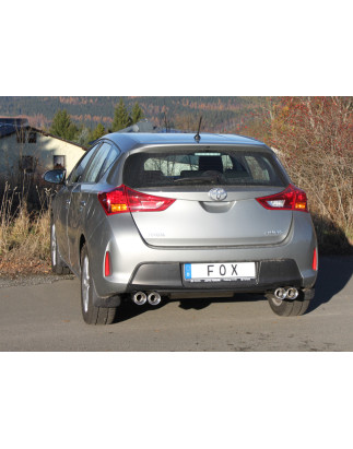 Toyota Auris Benzin Silenziatore posteriore destra e sinistra – 2x90 Tipo 13 (Cod. F-TO191005-072)