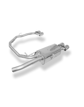 Citroen C4 – B7 Silenziatore posteriore con uscite destra e sinistra (duplex)x106x71 ty (Cod. F-CI