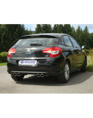 Citroen C4 – B7 Silenziatore posteriore con uscite destra e sinistra (duplex)x106x71 ty (Cod. F-CI