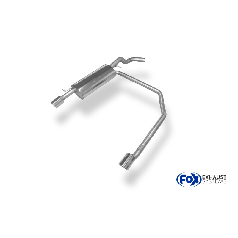 VW Golf IV 1J Silenziatore posteriore con uscite destra e sinistra Ø63,5mm – 1x9 (Cod. F-VW053093 VW Golf IV 1J Silenziatore posteriore con uscite destra e sinistra Ø63,5mm – 1x9 (Cod. F-VW053093