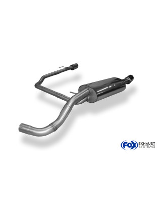 VW Golf IV 1J Silenziatore posteriore con uscite destra e sinistra Ø63,5mm – 1x9 (Cod. F-VW053093