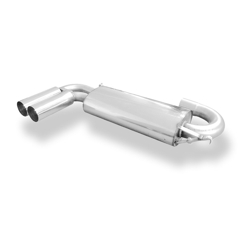 Audi 80/90 Tipo 89 quattro Silenziatore posteriore – 2x76 Tipo 10 (Cod. F-AU011038-008)
