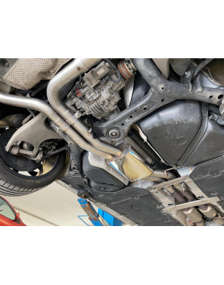 Audi S8 Tipo 4H Silenziatore anteriore (Cod. F-AU082010-VSD)