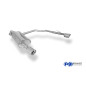 VW Golf IV Silenziatore posteriore con uscite destra e sinistra Ø63,5mm – 1x90 tipo (Cod. F-VW053
