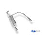 VW Golf IV Silenziatore posteriore con uscite destra e sinistra Ø63,5mm – 1x90 tipo (Cod. F-VW053