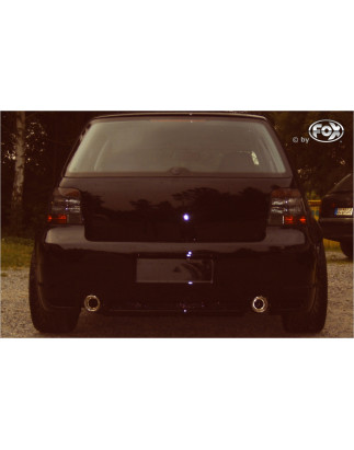 VW Golf IV Silenziatore posteriore con uscite destra e sinistra Ø63,5mm – 1x90 tipo (Cod. F-VW053
