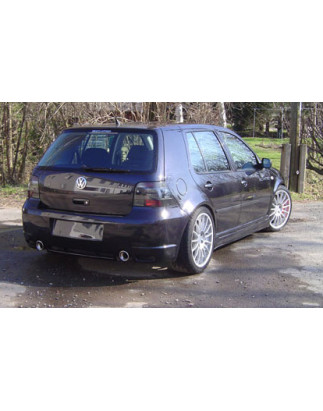 VW Golf IV Silenziatore posteriore con uscite destra e sinistra Ø63,5mm – 1x90 tipo (Cod. F-VW053