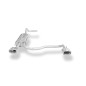Audi A4 Tipo B5 Silenziatore posteriore con uscite destra e sinistra (duplex) – 135x80 tipo (Cod. 