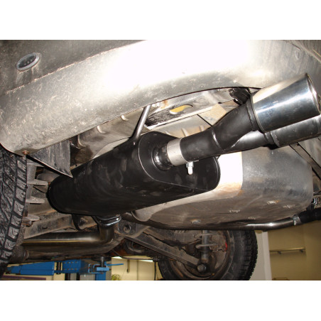 Opel Vectra B Silenziatore posteriore con uscite destra e sinistra (duplex)x76 Tipo 13 (Cod. F-OP051