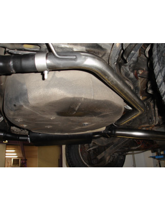 Opel Vectra B Silenziatore posteriore con uscite destra e sinistra (duplex)x76 Tipo 13 (Cod. F-OP051
