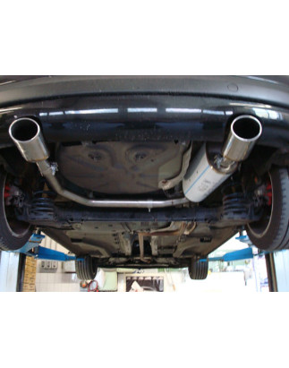 Peugeot 207 HDI/ 207cc HDI Silenziatore posteriore con uscite destra e sinistra - (Cod. F-PE022013-3