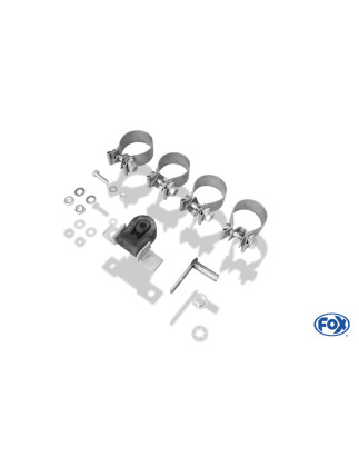 Audi A4 Tipo B5 Silenziatore posteriore con uscite destra e sinistra (duplex)x76 Tipo 1 (Cod. F-AU06