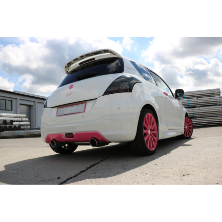 Suzuki Swift IV Silenziatore posteriore con uscite destra e sinistra (duplex) – 1x100 tipo (Cod. F