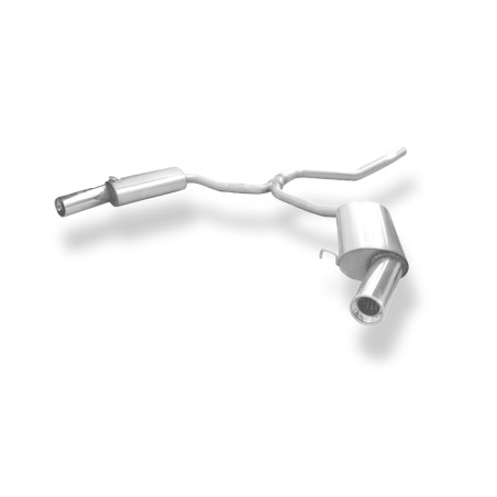 Ford Mondeo I BNP Silenziatore posteriore con uscite destra e sinistra (duplex) – 1x90 tipo (Cod. 