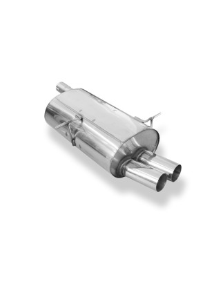BMW E46 320/ 323/ 328 Silenziatore posteriore single flow on original (Cod. F-BM022042-008)