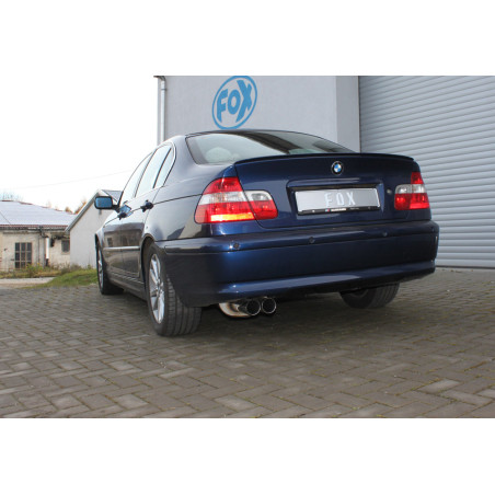 BMW E46 320/ 323/ 328 Silenziatore posteriore single flow on original (Cod. F-BM022042-008)