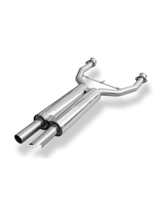 BMW E65 735i/ 745i ab 2004 Silenziatore anteriore – pipe diameter: 7 (Cod. F-BM042000-VSD)