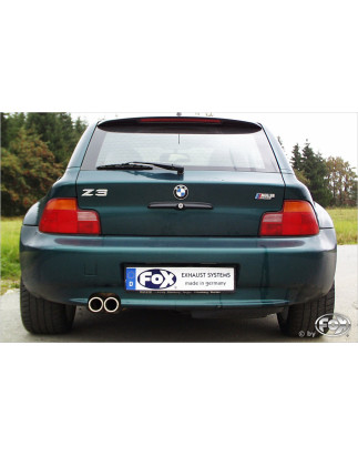 BMW Z3 Roadster & coupé – E36 Silenziatore posteriore – 2x70 Tipo 13 (Cod. F-BM070002-066)