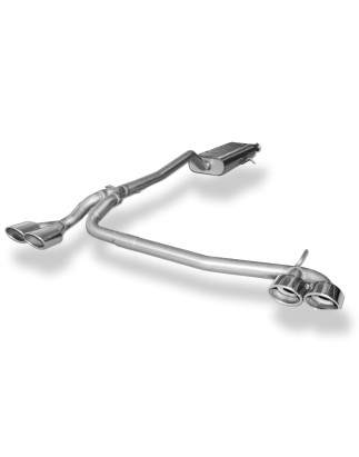 Mercedes A-Class W169 Silenziatore posteriore con uscite destra e sinistra (duplex)x106 (Cod. F-MB02
