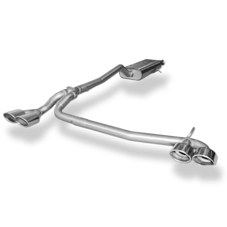 Mercedes A-Class W169 Silenziatore posteriore con uscite destra e sinistra (duplex)x106 (Cod. F-MB02