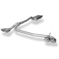 Mercedes A-Class W169 Silenziatore posteriore con uscite destra e sinistra (duplex)x106 (Cod. F-MB02