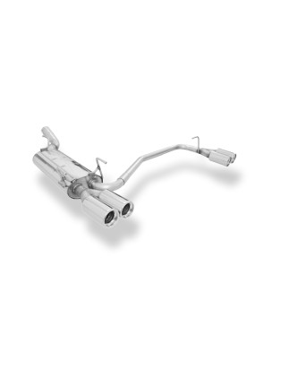 Opel Astra F Caravan Silenziatore posteriore destra e sinistra 3-point fixat (Cod. F-OP040114-070)