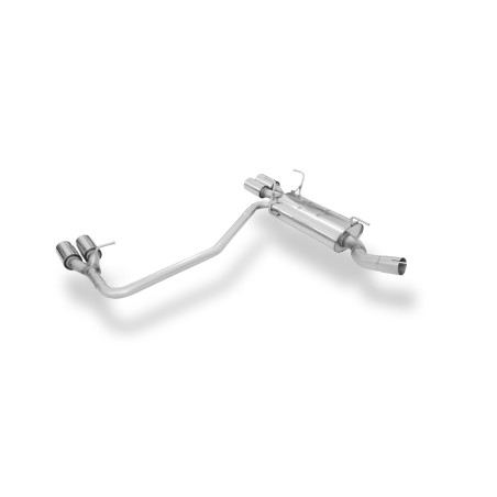 Opel Astra F Caravan Silenziatore posteriore destra e sinistra 3-point fixat (Cod. F-OP040114-070)