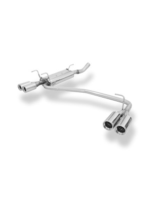 Opel Astra F Caravan Silenziatore posteriore destra e sinistra 3-point fixat (Cod. F-OP040114-070)