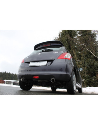 Suzuki Swift Sport IV – 4x4 Silenziatore posteriore con uscite destra e sinistra - (Cod. F-SZ01211