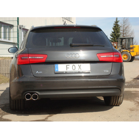 Audi A6 4G – 2,0l TDI Silenziatore posteriore – 2x90 Tipo 16 (Cod. F-AU073012-132)
