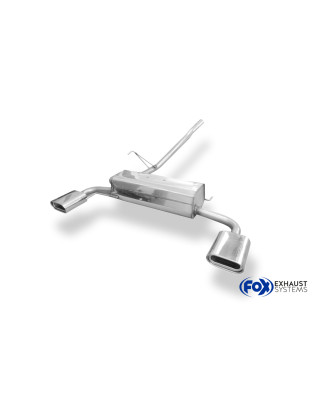 VW Bus T4 Syncro Silenziatore uscita posteriore destra e sinistra incl. (Cod. F-VW130075-597)