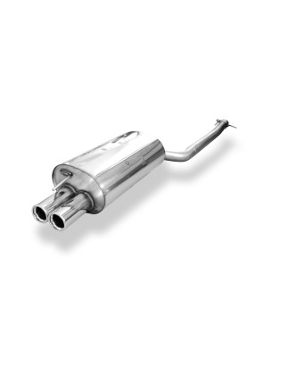 BMW E46 320d Silenziatore posteriore single flow – 2x76 Tipo 13 (Cod. F-BM022142-068)