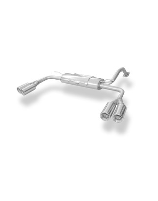 Toyota Auris Benzin Silenziatore posteriore destra e sinistra – 2x90 Tipo 13 (Cod. F-TO190005-072)