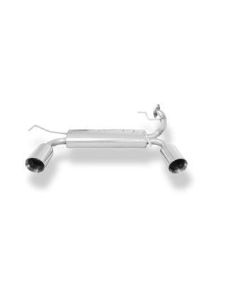Suzuki Swift IV Silenziatore posteriore con uscite destra e sinistra (duplex) – 1x100 tipo (Cod. F