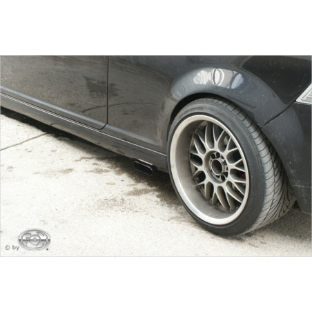VW Golf IV 3 porte Silenziatore posteriore Side Pipe – 135x50 Tipo 50 (Cod. F-VW053059-561)
