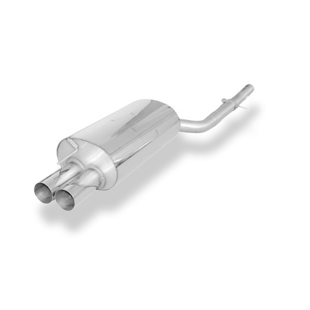 BMW E46 320d Silenziatore posteriore single flow – 2x76 Tipo 10 (Cod. F-BM022142-008)