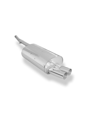 BMW E46 320d Silenziatore posteriore single flow – 2x76 Tipo 10 (Cod. F-BM022142-008)