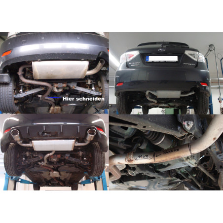 Subaru Impreza – GR – AWD Silenziatore posteriore finale destra/sinistra (Cod. F-SU042055-347)
