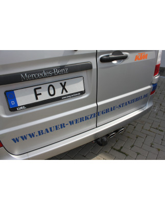 Mercedes Vito/ Viano – W639 – not kompact Silenziatore posteriore – 2 (Cod. F-MB081061-348)