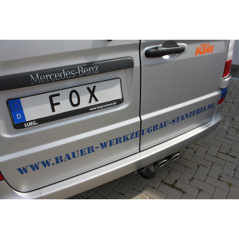 Mercedes Vito/ Viano – W639 – not kompact Silenziatore posteriore – 2 (Cod. F-MB081061-348)