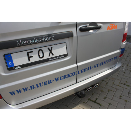 Mercedes Vito/ Viano – W639 – not kompact Silenziatore posteriore – 2 (Cod. F-MB081061-348)