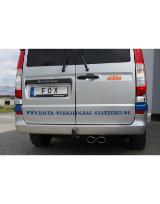 Mercedes Vito/ Viano – W639 – not kompact Silenziatore posteriore – 2 (Cod. F-MB081061-348)