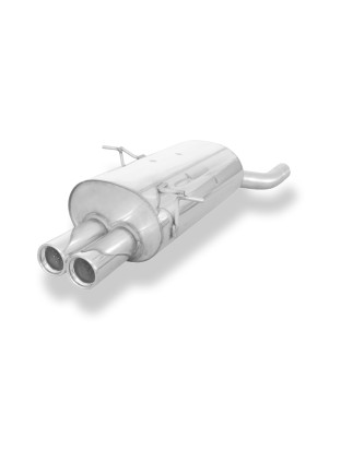 BMW E46 320/ 323/ 328 Silenziatore posteriore single flow on original (Cod. F-BM022042-068)