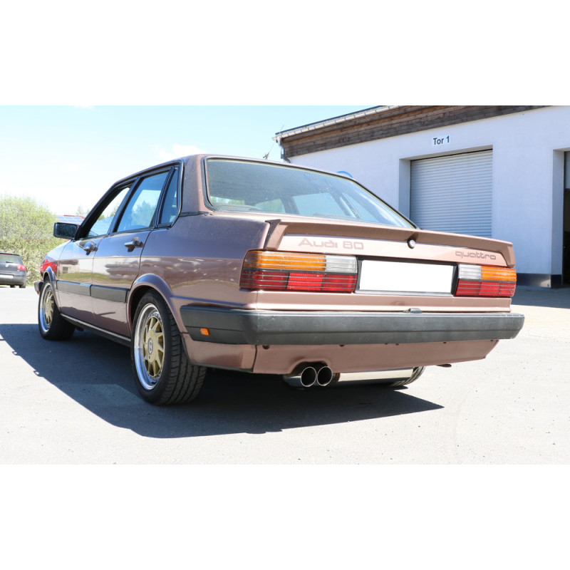 Audi 80/90 Tipo 85 quattro Vorrestyling Silenziatore posteriore – 2x76 (Cod. F-AU010068-088) Audi 80/90 Tipo 85 quattro Vorrestyling Silenziatore posteriore – 2x76 (Cod. F-AU010068-088)