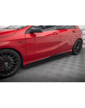 Diffusori minigonne Mercedes A W176/ CLA 117 AMG/ CLA 117 AMG LINE Facelift (Cod. M-ME-CLA-117F-AMG-
